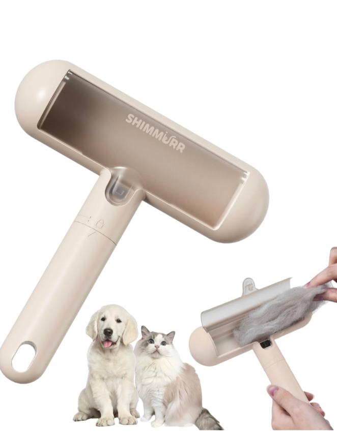 Pet Hair Fur Lint Remover Tool. Reusable, Portable, Superior Bristles. Multi-Surface Dog and Cat Hair Cleaner for Couch, Carpets, Dog Beds and Car Seats