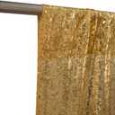 Gold Sequin Backdrop Curtain,4PCS 2FTx8FT Glitter Backdrop Curtain for Parties,Christmas, Wedding, Banquet Decoration(4 PCS,2FTx 8FT)