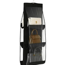 Bag Organizer Hanging Storage Bag for Closet Space-Saving Wall-Mounted Purse Organizer Easy Access and Selection