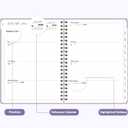 2026 Planner, Weekly and Monthly Calendar Academic Planners, Jan 2026 - Dec 2026, Planning Agenda Notebook for Office School Supplies, 8.5" x 11", Purple