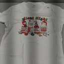 Retro Propofol Silent Night ICU Nurses Funny Merry Christmas T-Shirt
 XS