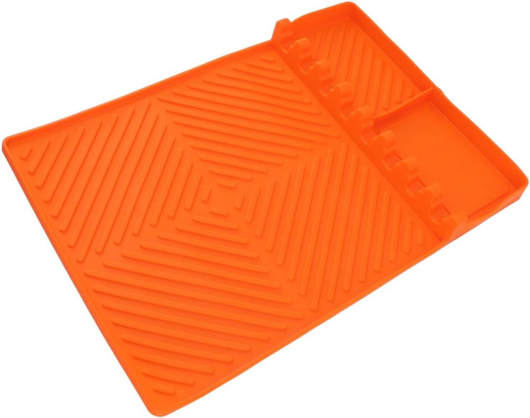 Topyond Silicone Grill Mat, 8 Slots Heat Resistant Griddle