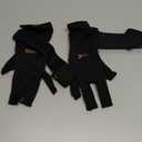 Copper Fit Unisex Hand Relief Compression Gloves, S/M