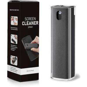 Screen Cleaner Spray Kit  3-in-1 Detachable Design with Built-in 10mL Spray Bottle, Microfiber Cloth & Protective Shell  for Phone, Tablet, Laptop, Car Display & Touchscreens