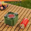Indwell Infrared Propane Camping Stove - CSA Certified Portable Gas Stove with 23inch Extended Hose & Piezo Ignition, Windproof Single Burner for Backpacking, Hiking, Fishing & Emergency Preparedness