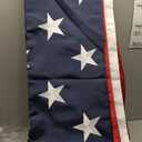 American Flag 10x15 FT Outdoor, Heavy Duty High Wind Extra Large US Flag, Embroidered Stars, 5 Brass Grommets, Giant Indestructible Tough USA Flags Suitable for Outside