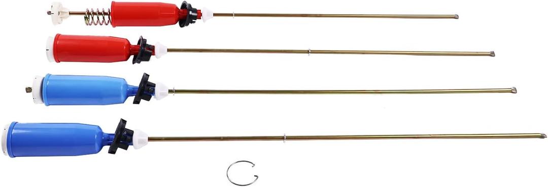 Washer Suspension Rod 4Pcs WH16X10158 WH16X10159 Compatible with GE GBAN2800F0WW GCAP1800D0WW GCAP1800D1WW Compatible with Hotpoint HSWP1000M2WW HSWP1000M3WW PS3654190