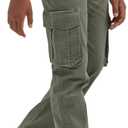 Wrangler Boys Charge Cargo Pant (10 Husky, Olive)