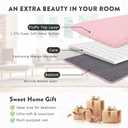 Small Pink Rug for Bedroom, 2x3 Fluffy Shaggy Area Rugs for Girls Kids Room, Soft Non-Slip Fuzzy Shag Carpet for Living Room, Indoor Floor Throw Rugs for Home Decor
