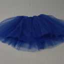 Jastore Girls Layered Stars Sequins Tutu Skirt Princess Ballet Dance Dress for 2-8 Years (One Size, X-satin Royal Blue)