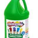 Colorations Paraben-Free Simply Washable Tempera Paint- Green, 1 Gallon