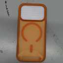 Miracase Magnetic for iPhone 17 Pro Case 6.3" with Screen Protector, [Compatible with MagSafe] Military-Grade Protection, Anti-Fingerprint, Slim Thin Phone Case for 17 Pro Cover, Orange