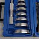 10-Pieces Wheel Bearing Press Kit: Includes Seal Driver, 9 Bearing Adapters, and Seal Installer for Efficient Bearing Installation, Universal Bearing Race and Seal Bushing Driver Install Set (Blue)