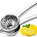 Heavy-Duty Stainless Steel Lemon Squeezer Handheld Citrus Press for Effortless Juicing