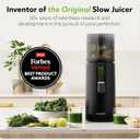 Hurom H400 Cold Press Juicer Machine, Award Winning Masticating Slow Juicer, Easy to Clean, Strainer & Hands Free with Self Feeding, Wide Mouth Hopper, Easy Assembly (Two-Tone Beige)