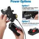 WEP 937D-I 3 Cordless Soldering Iron Kit Compatible with Milwaukee 20V/18V Battery, with Integrated Iron Holder, Digital Display, 6 Soldering Tips, Adjustable Temperature, Auto Sleep & Shutdown