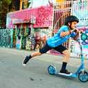 Razor A5 Lux Kick Scooter for Kids Ages 8+ - 8" Urethane Wheels, Anodized Finish Featuring Bold Colors and Graphics, for Riders up to 220 lbs