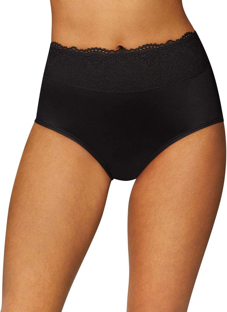 Bali womens Passion for Comfort Panty Briefs, Black Lace, XX-Large US