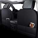 YIERTAI Car Seat Covers for Dodge Ram Fit 2009-2026 1500 2010-2026 2500 3500 Classic Bighorn Longhorn Laramie Tradesman Truck Gray Front