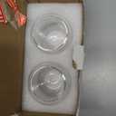 Double Wall Expresso Cups (Set of 2), 3 Ounce Glass Espresso Mugs - Clear, Double Walled, Insulated, Small Demitasse Cups for Espresso Machine - Microwave Safe