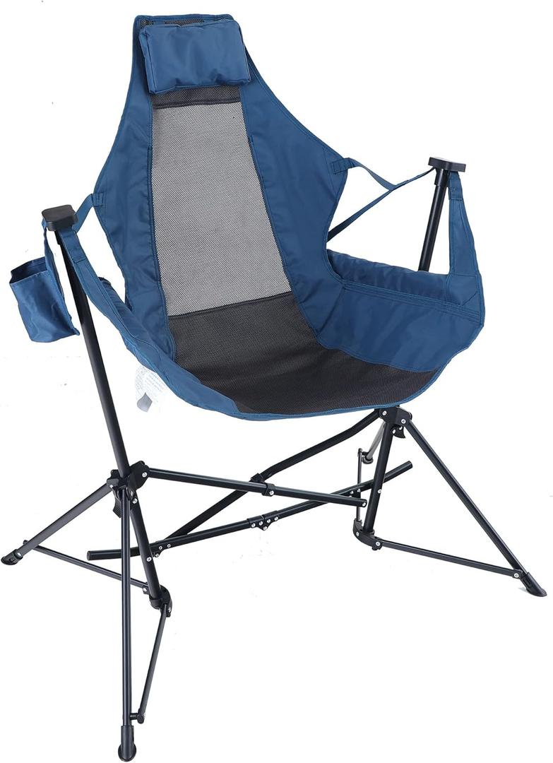 Hammock Camping Chair Folding Swing Chair with Stand