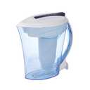 ZeroWater ZD-010rp, 10 Cup 5-Stage Water Filter Pitcher, NSF Certified to Reduce Lead, Other Heavy Metals and PFOA/PFOS, Blue and White