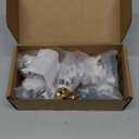10 Pack Solid Drawer Knob Warm Gold Kitchen Cabinet Knob Champagne Bronze,Euro Style Dresser Knob Antique Brass Furniture Hardware,Diameter:1-1/5 "