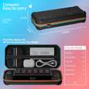 Hosanwell Switch2 13 in 1 Accessories Set for 2025 Nintendo Switch2 Model,Switch2 Hard Carrying Case with Switch2 Protective Case,8 Thumb Grip,2 Screen Protector,1 Stand