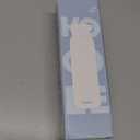 koodee 24oz Free-sip Insulated Stainless Steel Water Bottles with Soft Straw,Quick Flip GO Bounce cup Thermo-flask,Pop & Fill Double-Wall Vacuum Bottle,for Sports & Travel,BPA-Free (Pink Avocado)