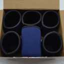 TahoeBay Premium Can Sleeves - 5mm Thick Neoprene Beer Coolies for Cans - Blank Drink Coolers (Navy Blue) 6 Pieces