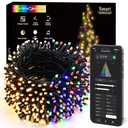 Brizled Smart Christmas Lights, 98.4FT 300 LED Color Changing Christmas Lights with APP/Voice Control, Warm White & Multicolor Fairy String Light Music Sync Xmas Tree Light for Indoor Outdoor Decor