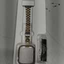 Slim Watch Band Compatible with Apple Watch 41mm 45mm 42mm 44mm 40mm 38mm Metal Stainless Steel Watchband Suitable for iWatch 11/10/9/8/7/6/5/4/3/2/1/SE Series Women Luxury Strap (Silver and Gold)