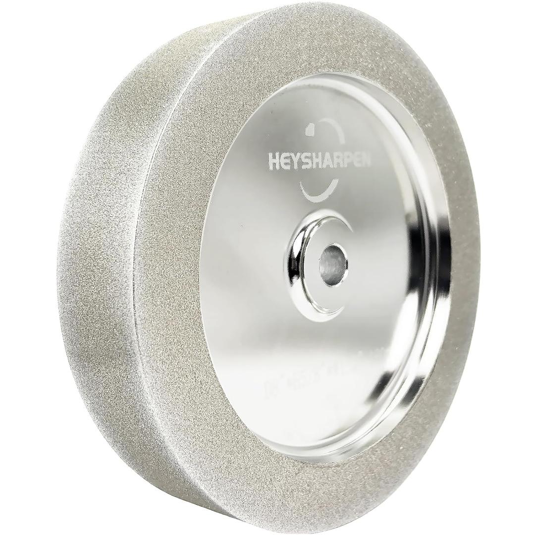 Mega Square CBN Grinding Wheel 8 inch 180 Grit,1.5 Wide,5/8 Arbor,for Sharpening Woodturning and HSS Tools,Suitable for Most 8-inch Bench Grinders(180 Grit)