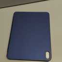 Akkerds Compatible with iPad (A16) 11th Generation Case 11 Inch 2025, for iPad 10th Generation Case 10.9 Inch 2022 with Pencil Holder, Slim Trifold Stand Protective Cover with Soft TPU Back, Navy Blue