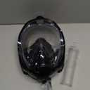 Greatever G2 Full Face Snorkel Mask with Latest Dry Top System,Foldable 180 Degree Panoramic View Snorkeling Mask with Camera Mount,Safe Breathing,Anti-Leak&Anti-Fog (Large/ X-Large, Black)