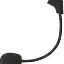 Mic Replacement Microphone Boom fits for Kingston HyperX Cloud, Cloud X and Cloud II 1st Version for PS4 Xbox One Nintendo Switch Computer PC Gaming Headsets Noise Cancelling 3.5mm Jack Black (Angle Jack Slot)