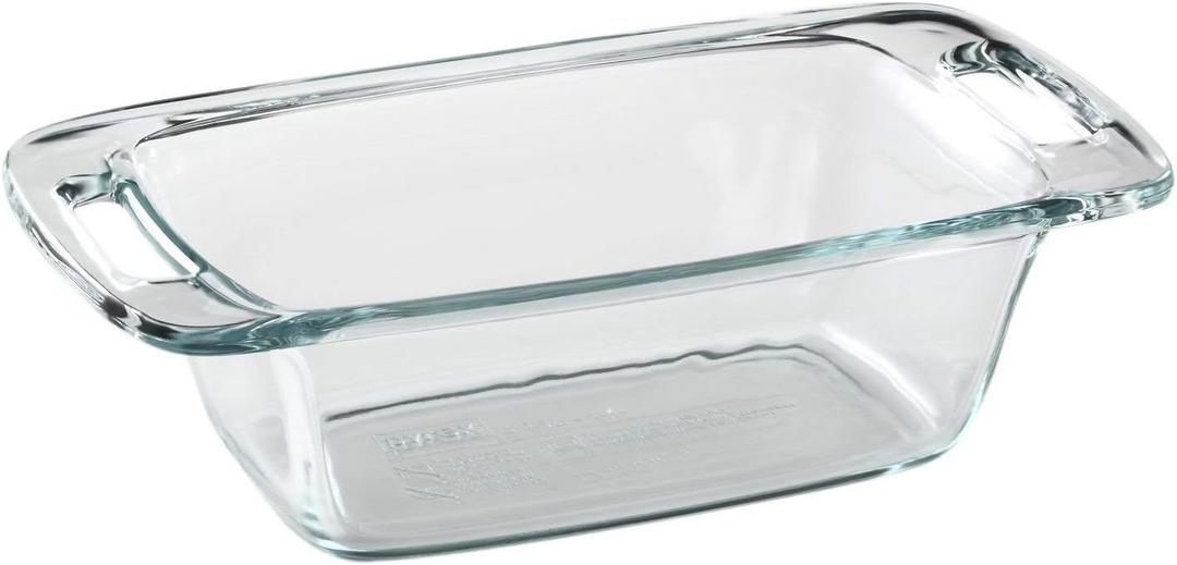 PYREX Loaf Dish Glass 1.5 Qt Easy Grab, 1 EA