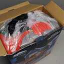 JOIEDOMI 7 FT Long Christmas Inflatable Santa Driving Truck with Christmas Tree, Blow Up Santa on Truck with Build-in LEDs for Xmas Party Decor Yard Outside Garden Holiday Decoration