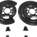 924-235 2Pcs Rear Brake Dust Shields for Ram 1500 Classic 2019-2021 for Ram 1500 2015-2018 4779823AC