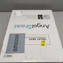 Angol Shiold Elongated Toilet Seat Molded Wood Toilet Seat with Quietly Close and Quick Release Hinges, Easy to Install also Easy to Clean (Elongated, Beach) (Elongated-18.5)