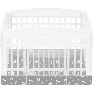 Dog Playpen Bottom for 36" Inch Pet Playpen with 4 Panels, Dog Crate Bottom Pet Tent Puppy Play Pen Bottom, Ideal for Indoor/Outdoor Use. Note: Playpen Not Included. (Gray)