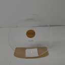 Niteangel Silent Hamster Exercise Wheel - Dual-Bearing Quiet Spinning Acrylic Hamster Running Wheel for Hamsters, Gerbils, Mice, Degus, or Other Small Animals (Large - Wider Version)