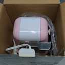 Nostalgia Retro Electric Can Opener for Kitchen with Magnetic Lid Remover, Knife Sharpener, and Soda or Beer Bottle Opener, Pink