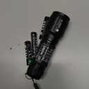 Lighting EVER LED Flashlights High Lumens, Small Flashlight, Waterproof, Adjustable Focus Flash Light for Outdoor, Emergency, AAA Batteries Included, Tactical & Camping Accessories (Black)