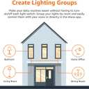 Amazon Basics Smart A19 LED Light Bulb, Color Changing, 9W (60W Equivalent), 800LM, Works with Alexa Only, 2.4 GHz Wi-Fi, No Hub Required, 1 Pack