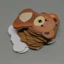 Tioncy 24 Set Valentine's Day Bear Coaster Craft Kit Last Minute Gift Idea No-Mess DIY Activities Exchanges Gift for Fun Valentines Day Family Holiday Party Supplies