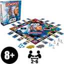 Monopoly Hasbro Gaming Star Wars Light Side Edition Board Game for Families and Kids Ages 8 and Up, Star Wars Jedi Game for 2-6 Players, Medium
