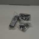 Panasonic Cordless Phone with Answering Machine, Advanced Call Block, Bilingual Caller ID and High-Contrast Display, Expandable System with 1 Handset Cordless Telephone - KX-TGD830M (Metallic Black)