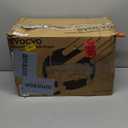 Wagon Carts Foldable 460LBS Weight Capacity Collapsible Wagon with Big All-Terrain Wheels, Heavy Duty Beach Wagons Cart with Cup Holders for Camping, Garden, Sports, Grocery-Black