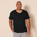 Amazon Essentials Men's V-Neck Undershirt, Breathable Cotton, Pack of 6